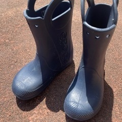 クロックス  crocs 長靴　レインブーツ キッズ j2 20cm位の画像