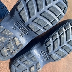 クロックス  crocs 長靴　レインブーツ キッズ j2 20cm位の画像