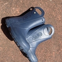 クロックス  crocs 長靴　レインブーツ キッズ j2 20cm位の画像