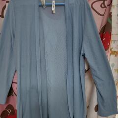 ＬＬサイズ水色カーディガン