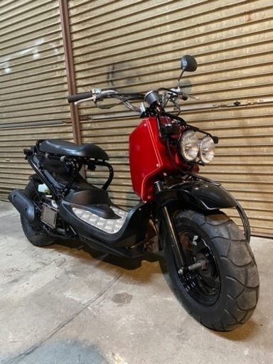 ズーマーAF58キャンディレッド塗装