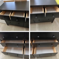J1207 現行販売品 IKEA イケア HEMNES ヘムネス チェスト ワイド