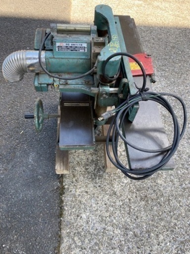 日立 160㎜ 自動かんな盤(手押兼用) F502電圧100v