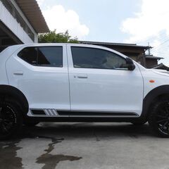 ★検6年5月・H29・アルト・2インチリフトアップ・15インチブロックタイヤ・63000km・2WD・AT・キーレス・ワンオーナー★の画像