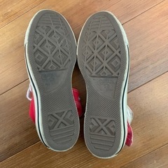 コンバース　ハイカット　赤　24cmの画像