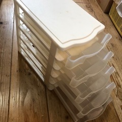 小ラックプラスチック製（終了）の画像