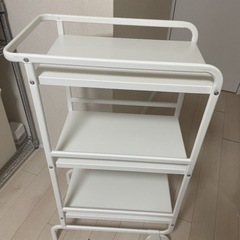 【IKEA】SUNNERSTA/スンネルスタ ワゴン白