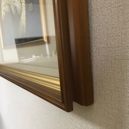 日展評議員 輪島塗沈金作家 小西啓介 作品『双鯉の図』漆芸画　額 ※直接引き取り限定
