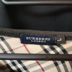 発送可能）BURBERRY 長袖カットソー黒の画像