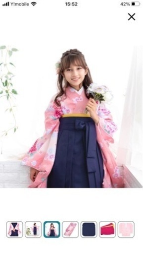 小学校卒業式の袴セットとブーツ