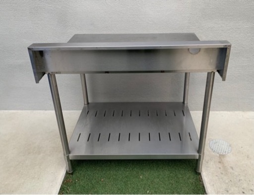 業務用 作業台 調理台 910×750×高さ800〜950(mm) 洗浄済み厨房