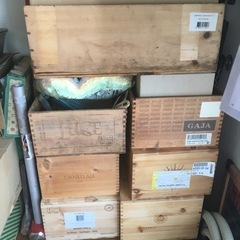 値引き‼️ワインの空箱×7箱まとめての画像