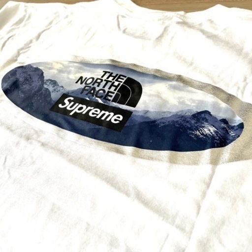 希少品！supreme ノースフェイス コラボTシャツ Lサイズ