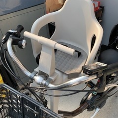 自転車チャイルドシート前