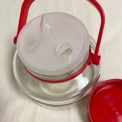 未使用★中蓋つき広口瓶の画像