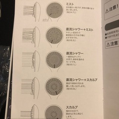 値下げ！ミストシャワーヘッド　IO霧（イオム）の画像