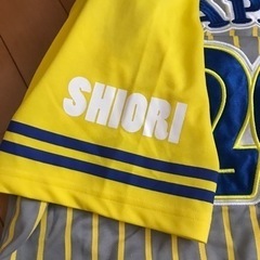 ももクロ　ベースボールシャツ　公式ユニフォーム　玉井詩織　しおりん　ファン　グッズ　イエローの画像