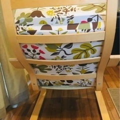 IKEA ポエング  オットマン付きの画像