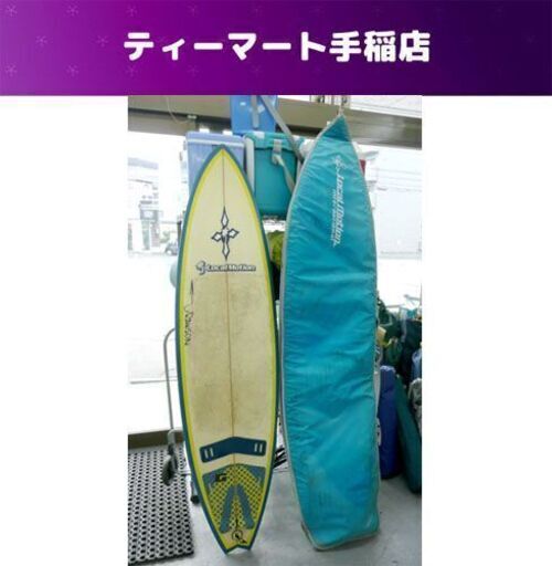 Local Motion RAWSON サーフボード 6.2フィート（187×48）フィン付き ケース ショートボード ローカルモーション 札幌市手稲区
