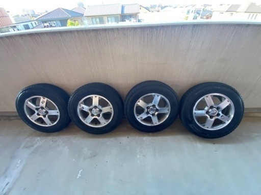 パジェロミニ・H58純正ホイール付きスタッドレスタイヤ