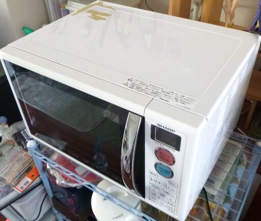シャープ電子レンジ（シール跡有り）