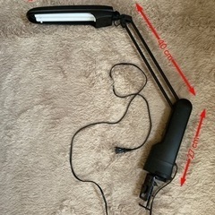 ナショナル製　デスクライト（ツイン蛍光灯）