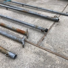 単管　鉄パイプ　支柱　本日までの画像