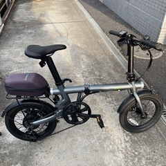 【終了】折りたたみ電動自転車(輪行バック付き)