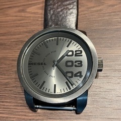 ディーゼル　時計　電池切れ　バンド片方なし