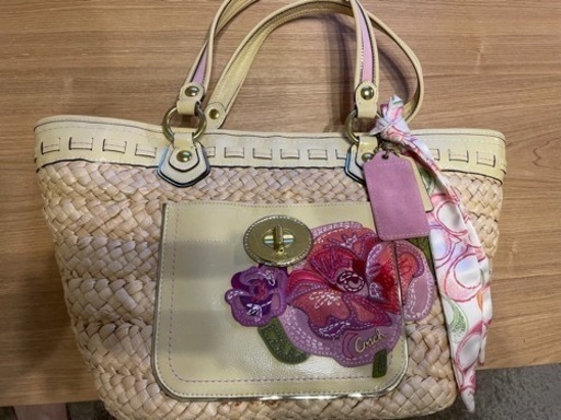 値下げしました　coach かごバッグ　可愛いです　格安で！