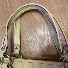 値下げしました　coach かごバッグ　可愛いです　格安で！の画像