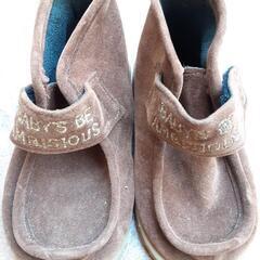 13cm スウェード くつの画像