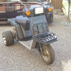 【購入済み！】ノーヘル！ホンダ　ジャイロX（マッドブラック）　2...