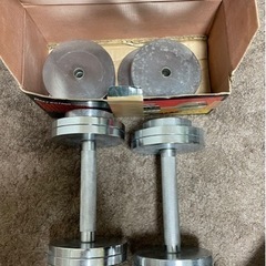 クロームダンベル10Kgセットの画像