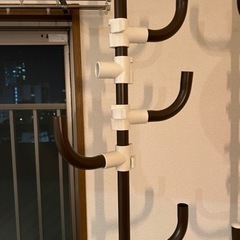 洋服掛け（突っ張り棒タイプ）の画像