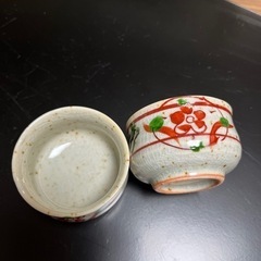 赤絵の酒器セットの画像