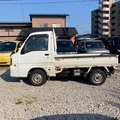総額9.9万円★訳アリ格安★車検R5年9月★4WD★エアコン/パワステ付き軽トラ★平成17年式 スバル サンバートラック TB 4WD(TT2) 22.7万キロ 車検令和5年9月 ホワイトの画像