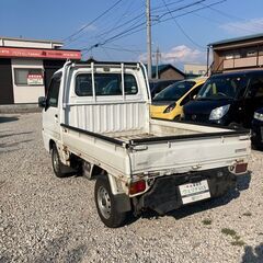 総額9.9万円★訳アリ格安★車検R5年9月★4WD★エアコン/パワステ付き軽トラ★平成17年式 スバル サンバートラック TB 4WD(TT2) 22.7万キロ 車検令和5年9月 ホワイトの画像