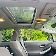 トヨタプリウスサンルーフ3万Km車検付きの画像