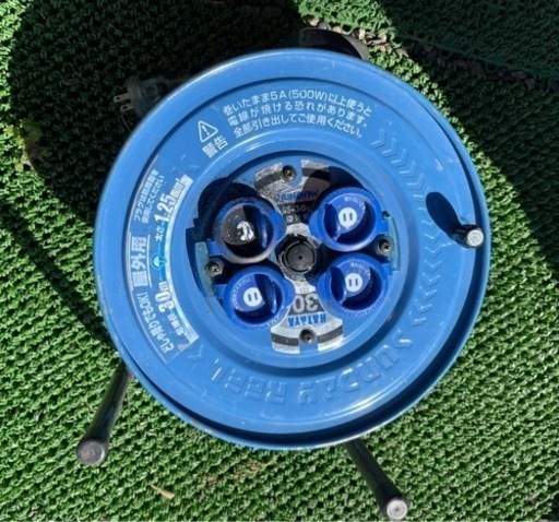 電源ドラム　屋外用　30m  太さ1.25mm