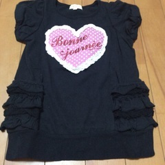 値下げ❗️100女児ブランド、ワンピース、Tシャツ、カーディガン、よりどり2点500円、4点800円の画像