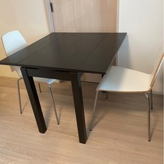 IKEA EKEDALEN 伸長式テーブルセット幅50→88cm