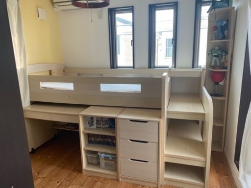 システムベッド　子ども用ロフトベッド