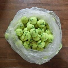 中古テニスボール（セントジェームズ製）80個の画像