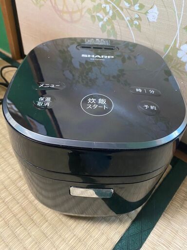 シャープ　ジャー炊飯器 KS-CF05C-B　2020年製　3合　美品　直接引き取り大歓迎‼
