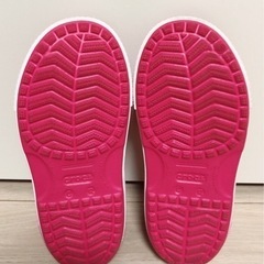 美品　クロックス　18.5cm (C12) キッズ　サンダルの画像