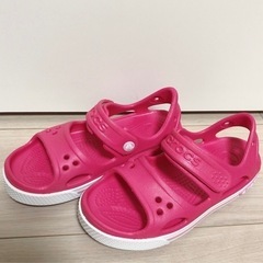 美品　クロックス　18.5cm (C12) キッズ　サンダル