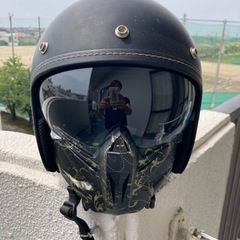ジェットヘルメット　YJ-18 カスタムの画像