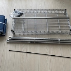 【使用半年程】ニトリ　スチールワードローブ CUSTOM カバー付き