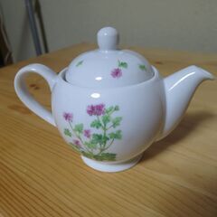 Rosa Geranium セレック CELEC ティーポット 急須 Vフィルター付 新品未使用 美品の画像